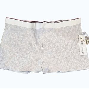 Orange Kiss Ribbed Lounge Boxer Shorts